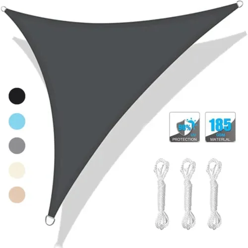 Sun Shelters Triangle Sun Shape Sail Protection Outdoor Awning Canopy Tent Tarp