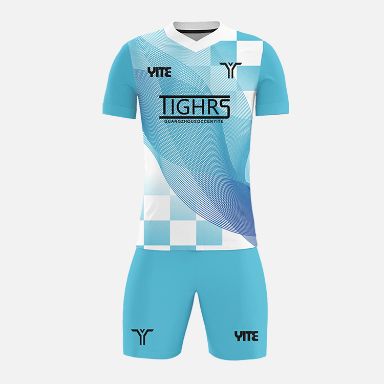 YITE | YTZQ213-Blue  And White  Soccer Uniforms
