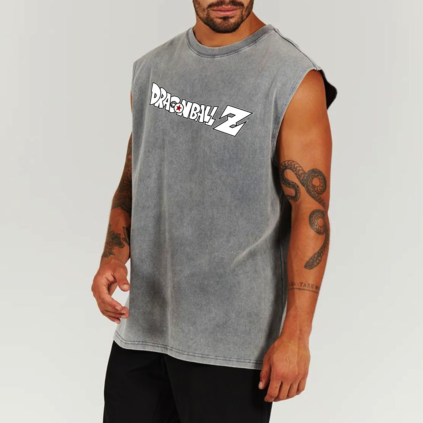 Casual Batik Animation Print Fitness Tank Top