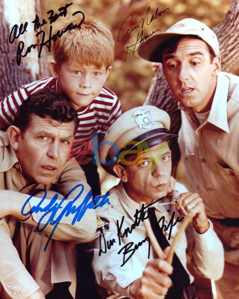 ANDY GRIFFITH CAST SIGNED 8X10 AUTOGRAPHED Photo Poster painting reprint