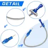 Transmission Dipstick Stainless Braided Hose for Chevrolet GM TH350 TH-400 700R4