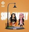 Anya Forger & Nezuko Kamado - SPY X FAMILY Demon Slayer: Kimetsu no Yaiba Resin Statue - Echo Studio