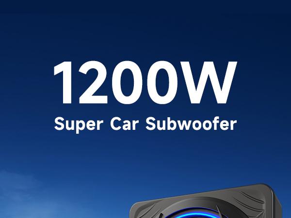 Product Introduction of VIKEJIEBIV 1200W Subwoofer. Slim Underseat Car Subwoofer and Amp Package with Ambient Light. Individual Control for Low Pass/Gain/Boost Bass. Loud Stereo Sound. Deep Bass Perfect for Truck/SUV/Jeep/MPV 0