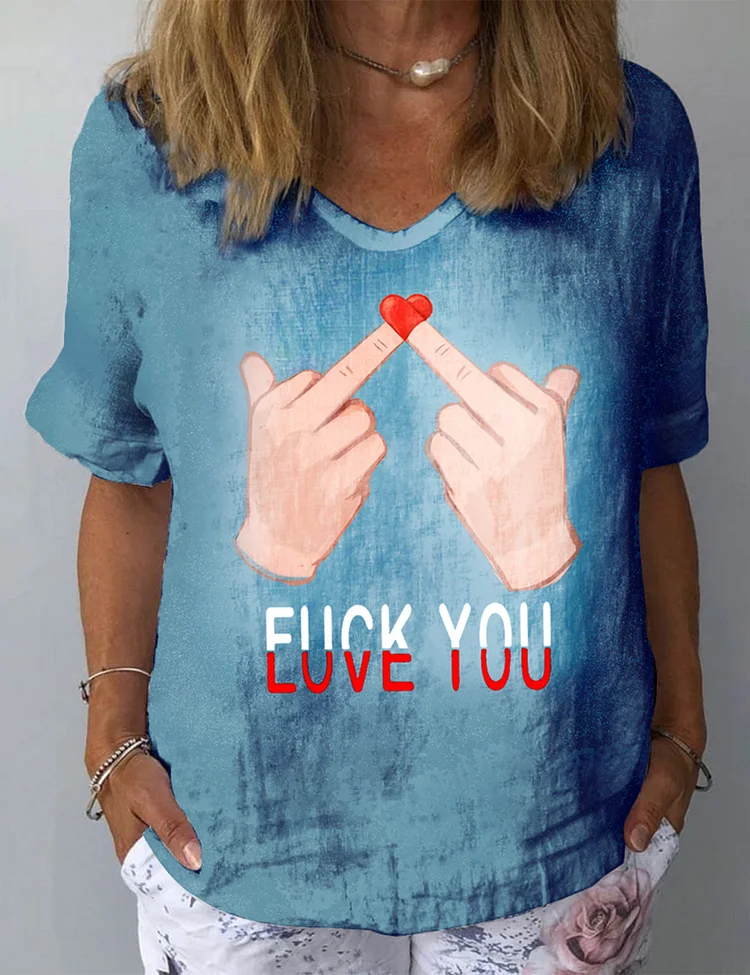 Love You Cute Words T-Shirt