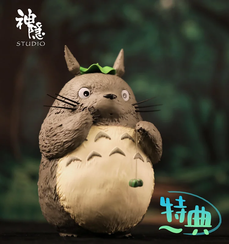 Miniature Figurines – Totoro playing Flute, from Hayao Miyazaki movie, My  Neighbor Totoro by Studio Ghibli