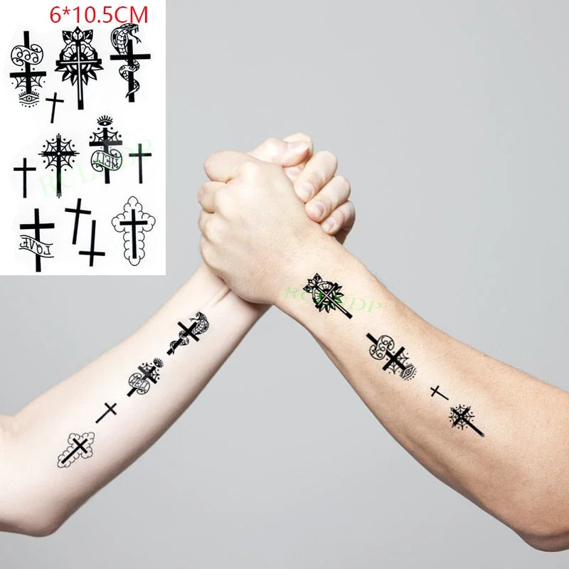Waterproof Temporary Tattoo Sticker Totem Symbol Sign Fashion Fake Tatto Stickers Flash Tatoo Body Art for Men Women Kids