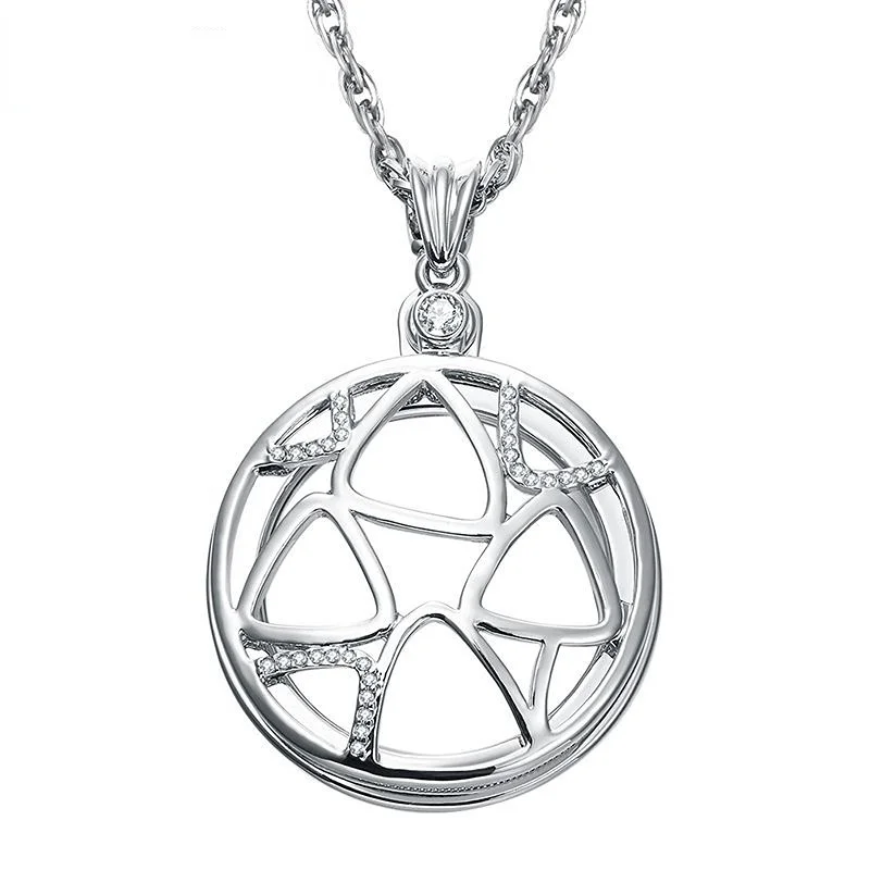 Letclo™ Triangle Magnify Glass Necklace letclo Letclo
