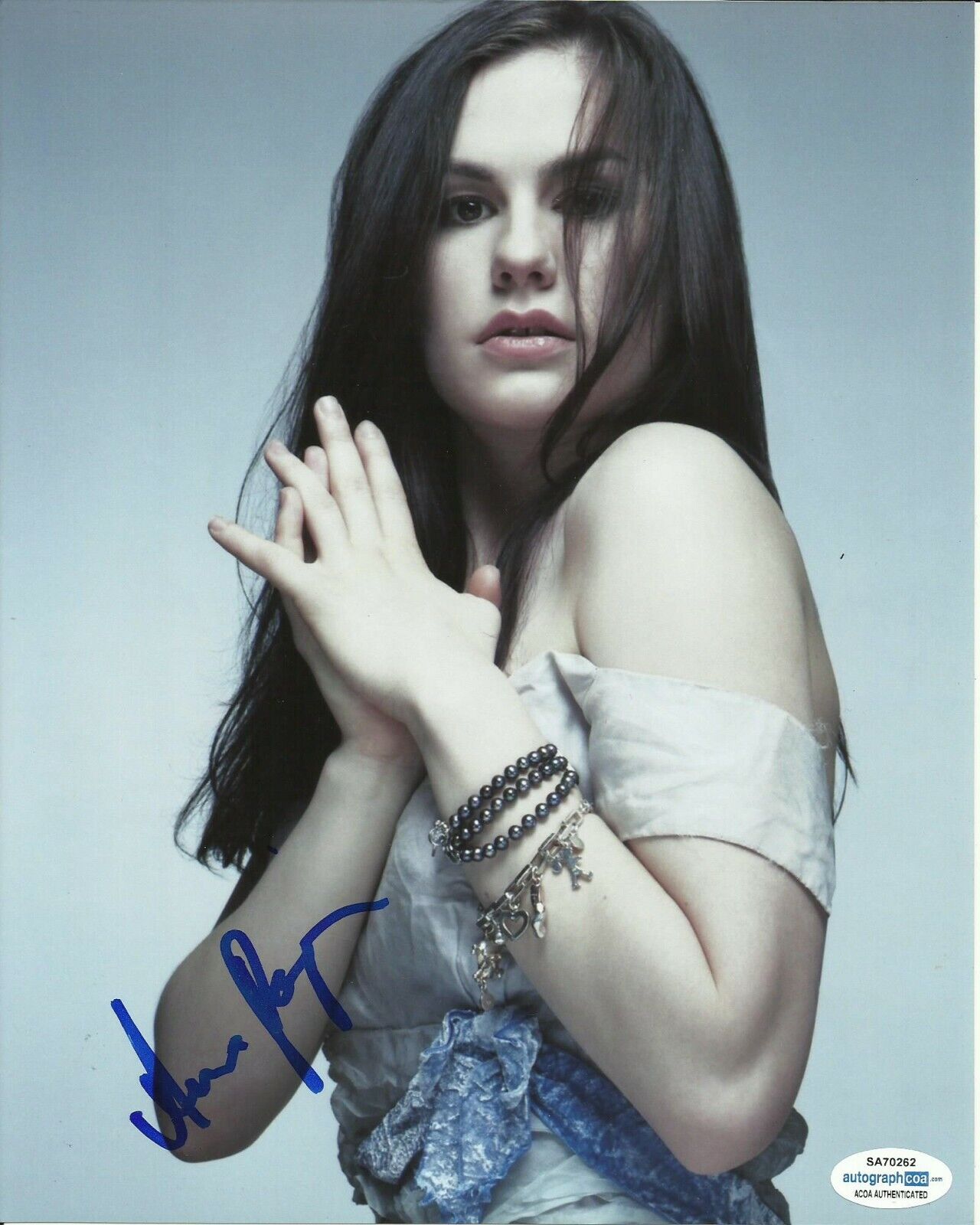 ANNA PAQUIN SIGNED SEXY Photo Poster painting UACC REG 242 (1) ALSO ACOA CERTIFIED