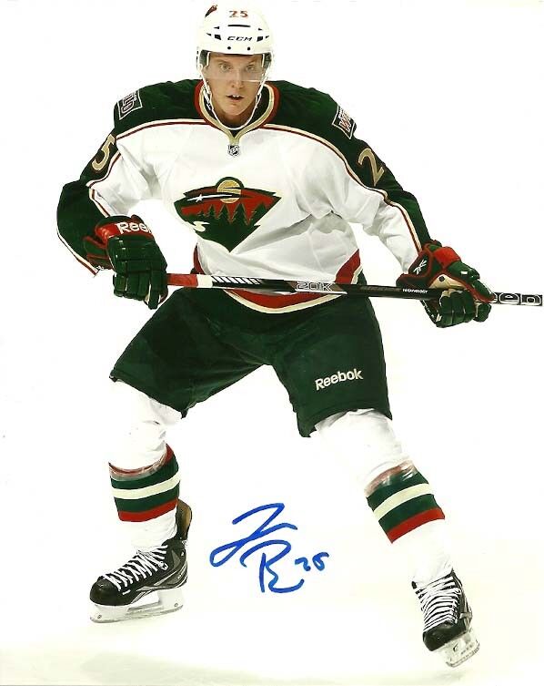 JONAS BRODIN SIGNED MINNESOTA WILD 8x10 Photo Poster painting! Autograph PROOF!