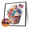 Independence Day Cake - Crystal Rhinestone Diamond Painting