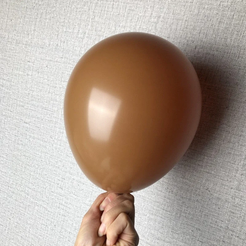 50/100pcs Cream Peach Balloons 10 Inch Matte Balloon Blush Coffee Latex Ballon Wedding Baby Shower Birthday Party Decorations