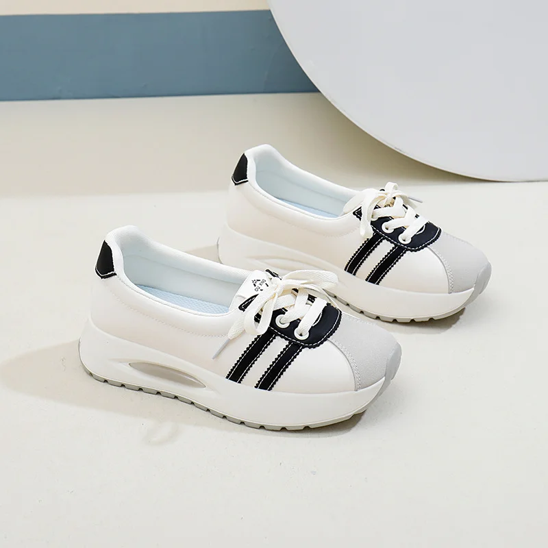 Tanguoant Tanguoant Korean Dad Shoes Female 2025 Summer New Breathable Schoolgirl Sneakers Heighten Casual Shoes Q3606