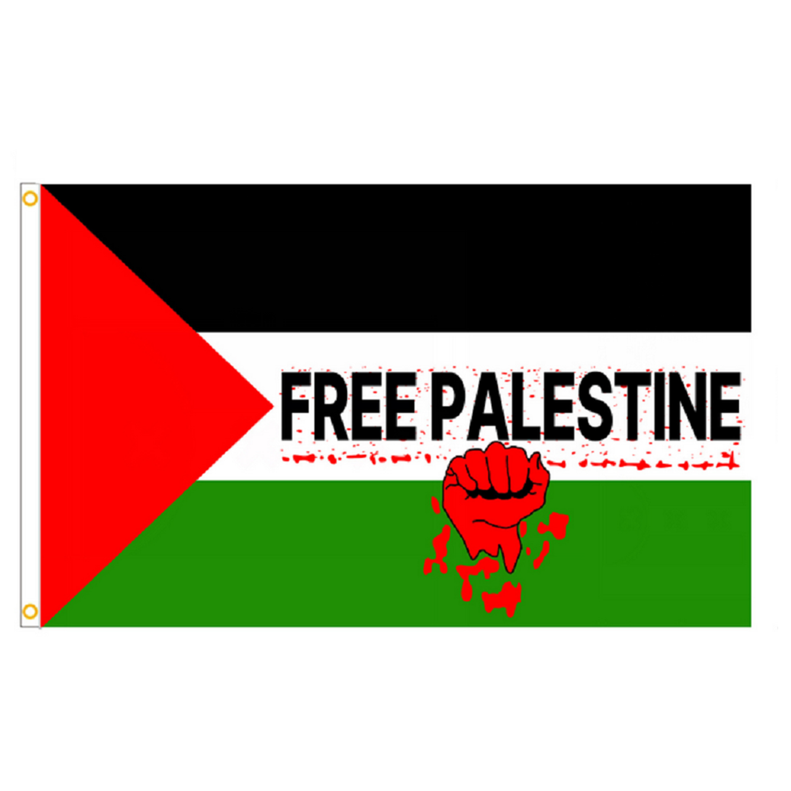

Free Palestine Banners 90 X 150cm 3 X 5ft Outdoor Polyester Hanging Flag, 501 Original