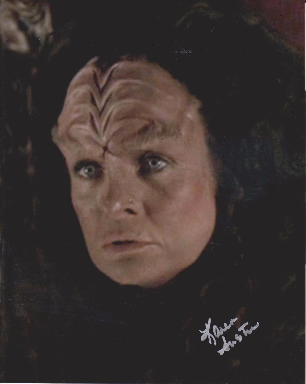 Karen Austin Star Trek Voyager Original Autographed 8X10 Photo Poster painting