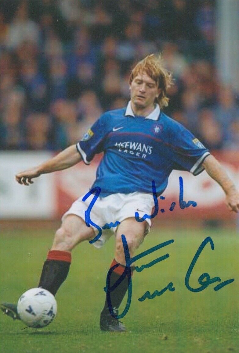 STUART MCCALL HAND SIGNED 6X4 Photo Poster painting RANGERS FOOTBALL AUTOGRAPH 1