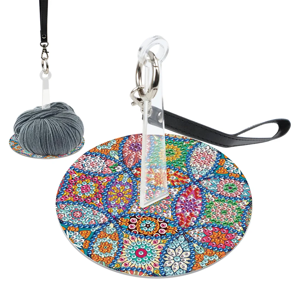 DIY 5D Diamond Painting Kit Wrist Yarn Holder Diamond Art Yarn Holder (Mandala)