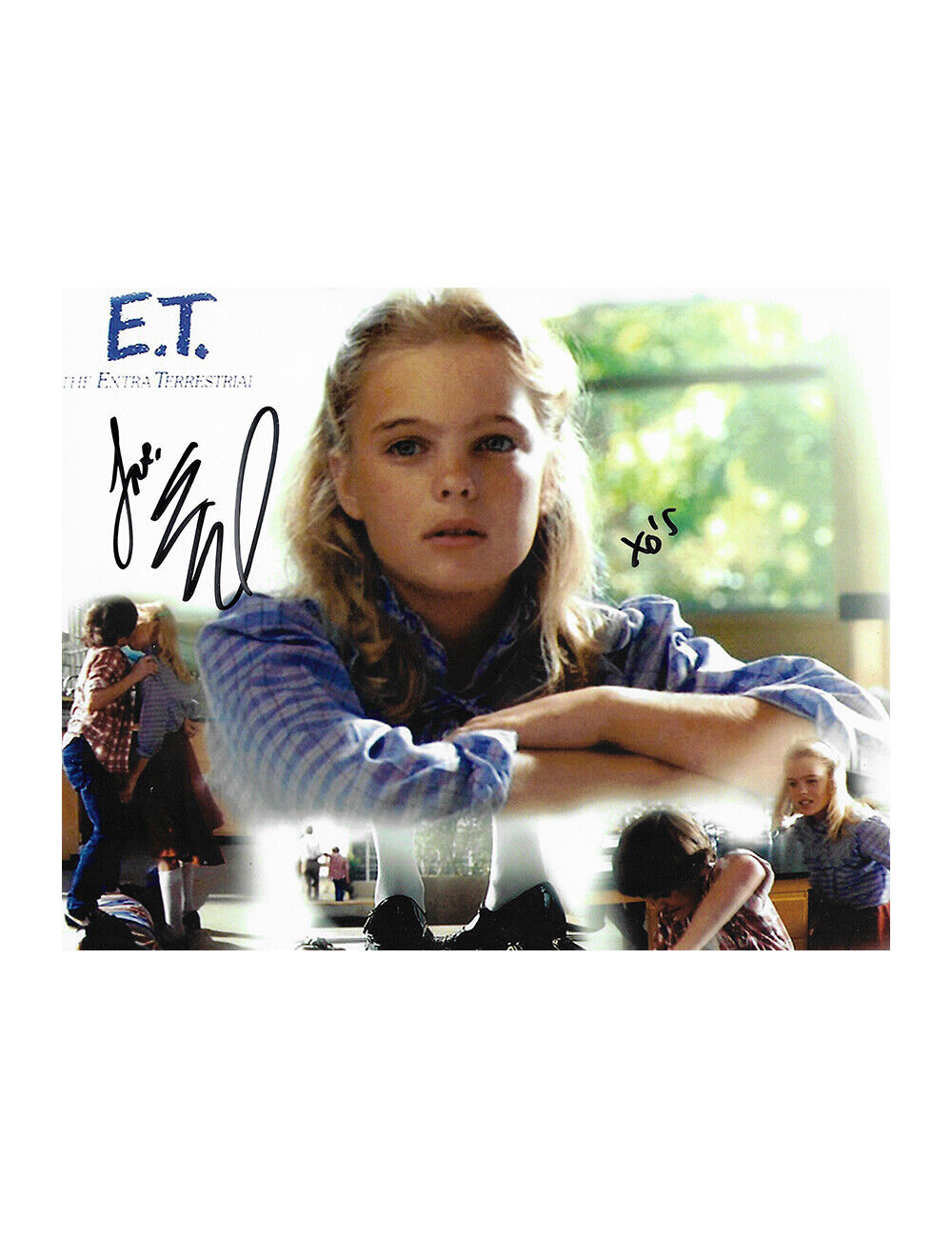 10x8 E.T. Print Signed by Erika Eleniak 100% Authentic With COA