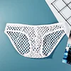 Men's Sexy Low Waist Mesh Breathable Hollow Panties