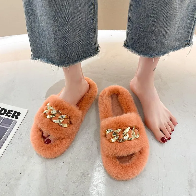 Women's Winter Warm Slippers Cozy Soft Plush Non Slip Flat Comfortable Luxury Indoor Ytmtloy House Shoes Sapatos Mulher