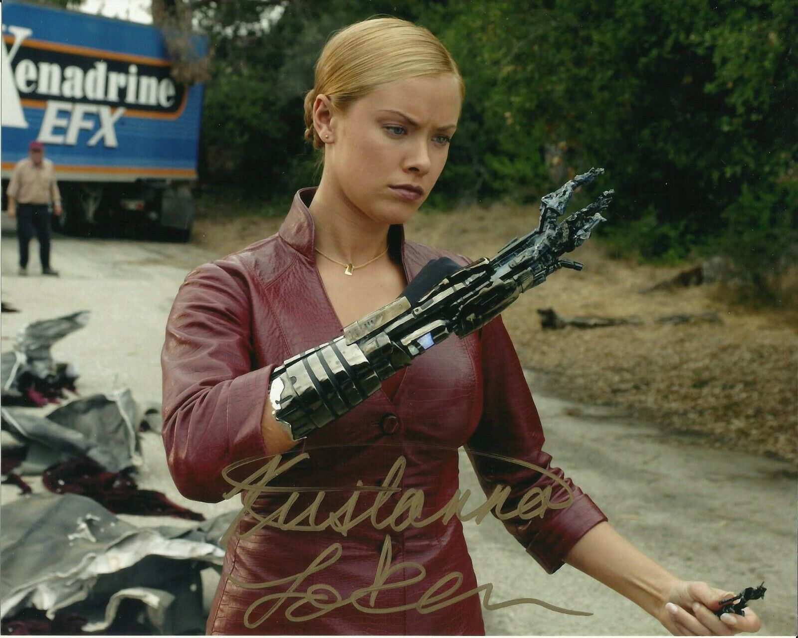 KRISTANNA LOKEN SIGNED TERMINATOR 3 Photo Poster painting UACC REG 242 (1)