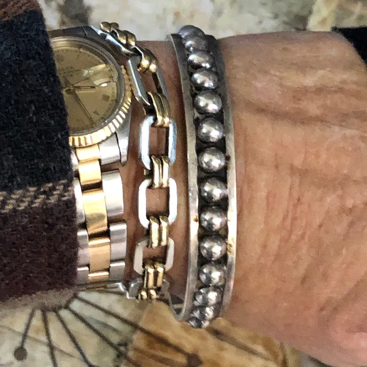 Orb Bracelet of Sterling Silver Made in Mexico