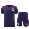 2025 England Purple  Short-Sleeve Training Kit