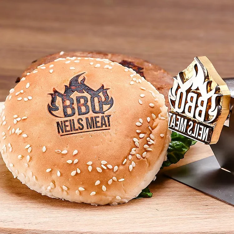 Custom Food Branding Iron Meat Branding Iron for Food Personalized BBQ Branding Iron Personalized Branding Iron for Grilling Custom Steak Christmas Gift