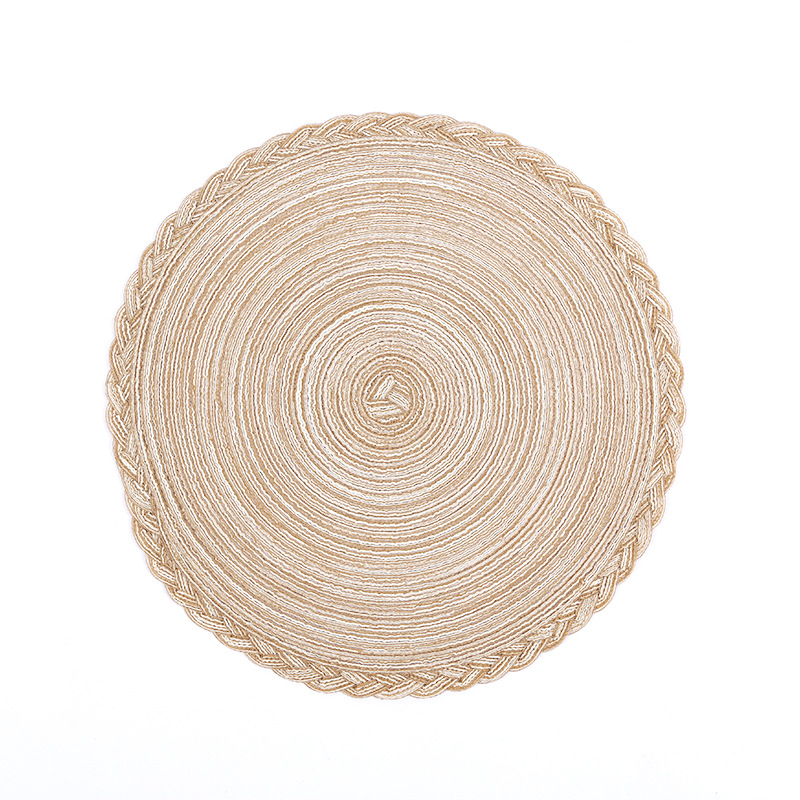 Nordic Cotton Yarn Circular Table Mat 