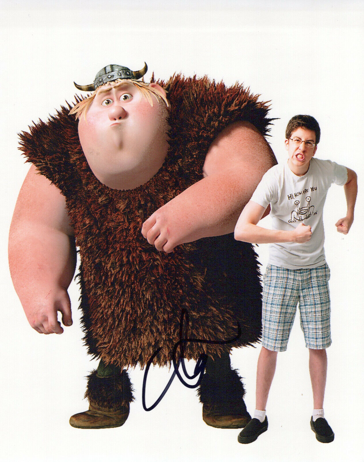 Christopher M Plasse How To Train Your Dragon autographed Photo Poster painting signed 8X10 #1