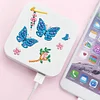 6pcs 5D Diamond Mosaic Stickers Kit DIY Cartoon Cup Phone Decor Kid(Butterfly)