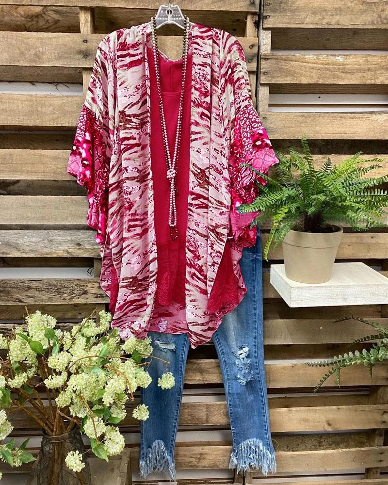 Fashionably Loose And Patterned Cardigans
