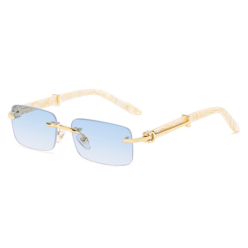 Mature Women's Fashion New Kajia Rimless Sunglasses