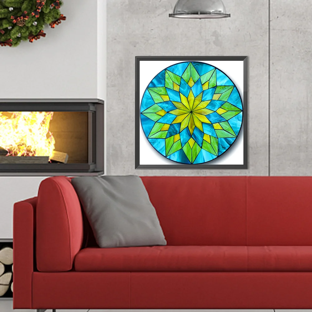 Full Round Diamond Painting 40*40cm - Mandala