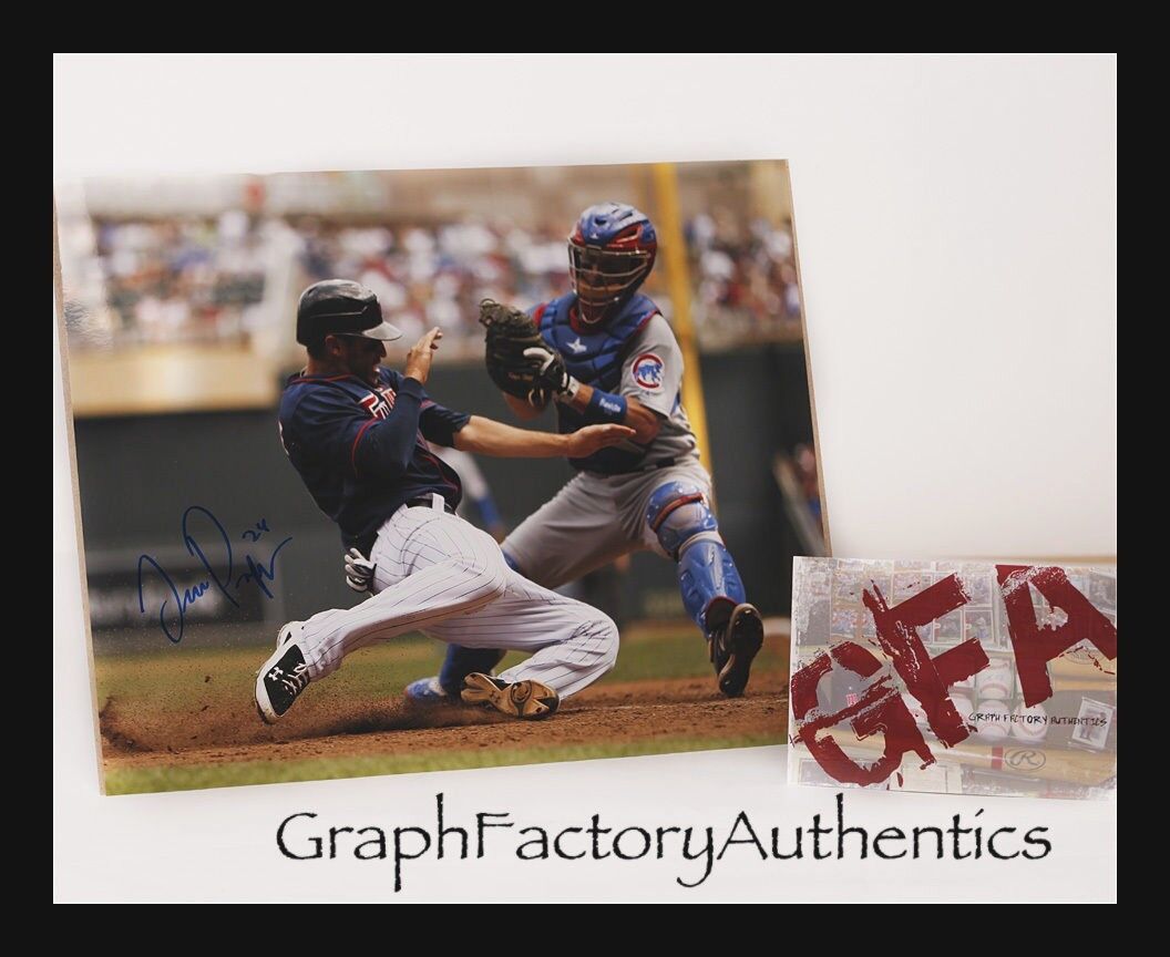 Trevor Plouffe MN *Minnesota Twins* Signed 11x14 Photo Poster painting P2 COA GFA