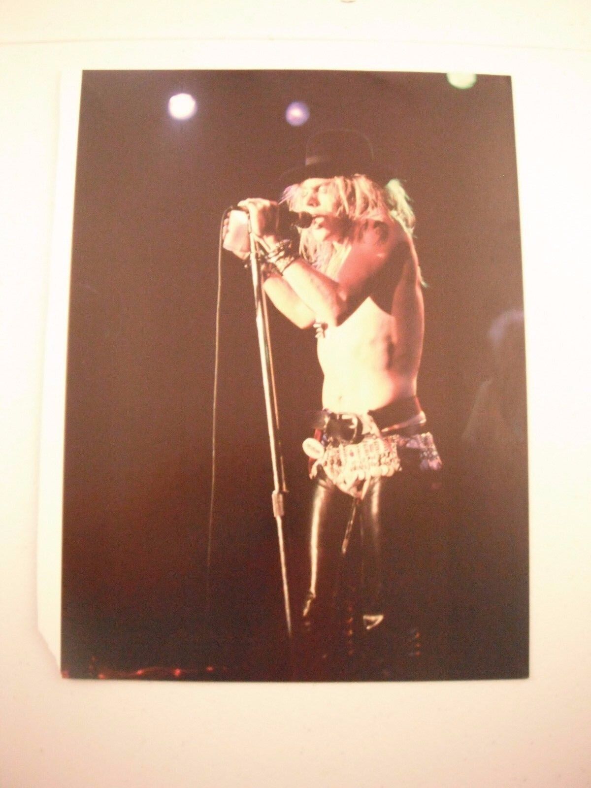 Guns N Roses GnR Coffee Table Book Photo Poster painting Page Axl Rose Early