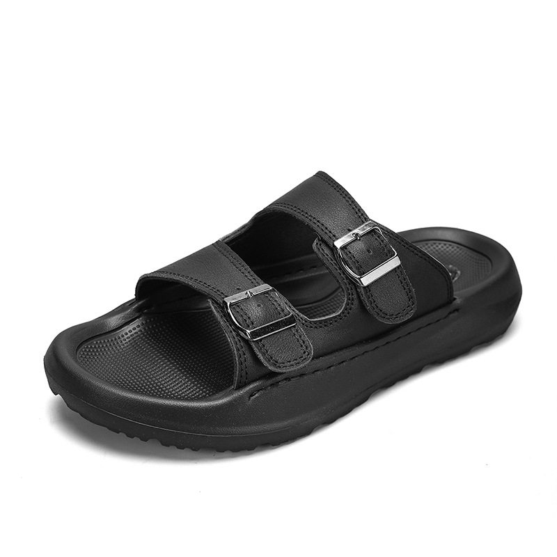 Claimyourwin fall 2025 fashion men Summer Soft Casual Slip-on Sandals Men Slides Slippers Comfortable Free shipping Indoor Outdoor Elastic 3cm Thickness