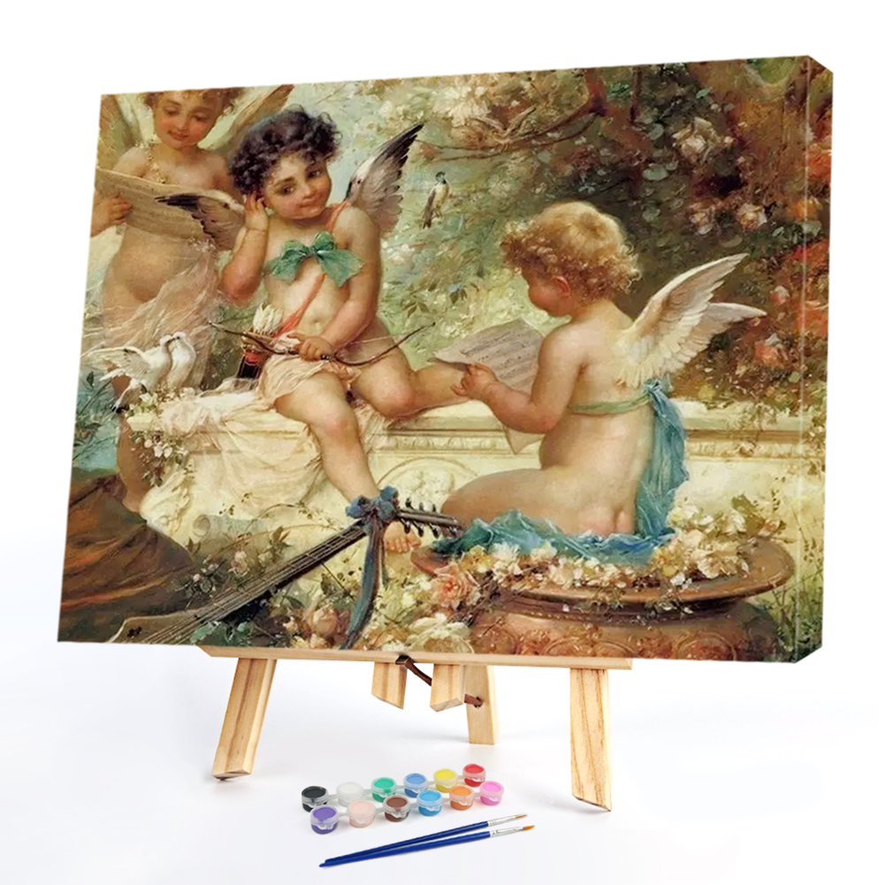 

40*50cm - Paint By Numbers - Angel, 501 Original