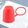 Car Trailer Ball Cap PVC Tow Bar Cap Waterproof for Car Ball Head (Red)
