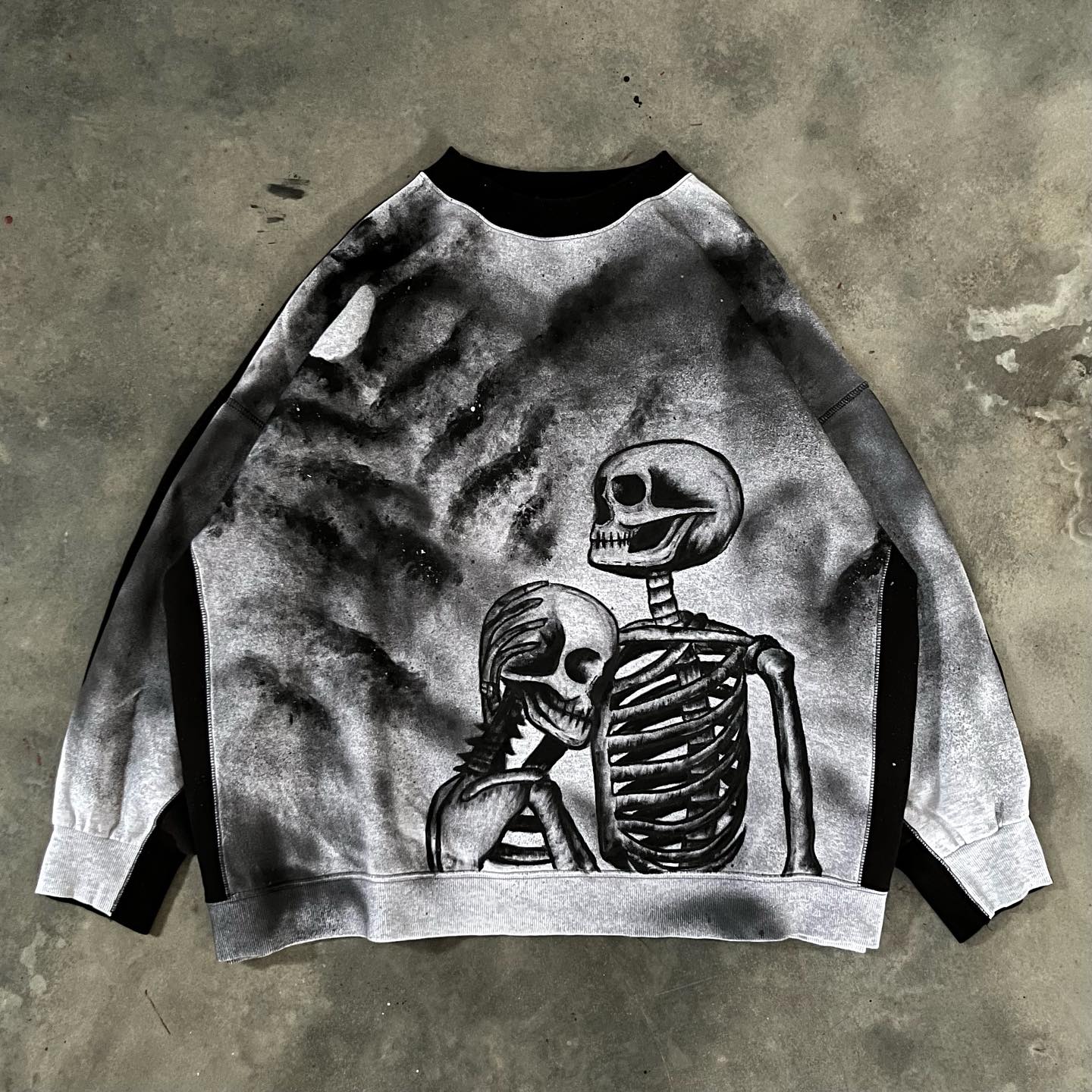 Will Never Change Until Death Graffiti Sweatshirt