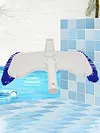Pool Suction Vacuum Head Brush Curved Suction Head Lightweight for Fountain Pool