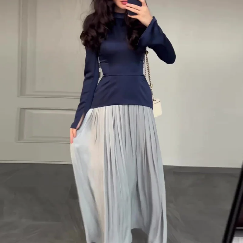 Ueong Ueong 2023 New Silk Band With Waist And Thin Top Suit