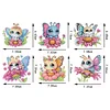 6Pcs Butterfly DIY Diamond Painting Kits Garden Stakes Diamond Art Kits