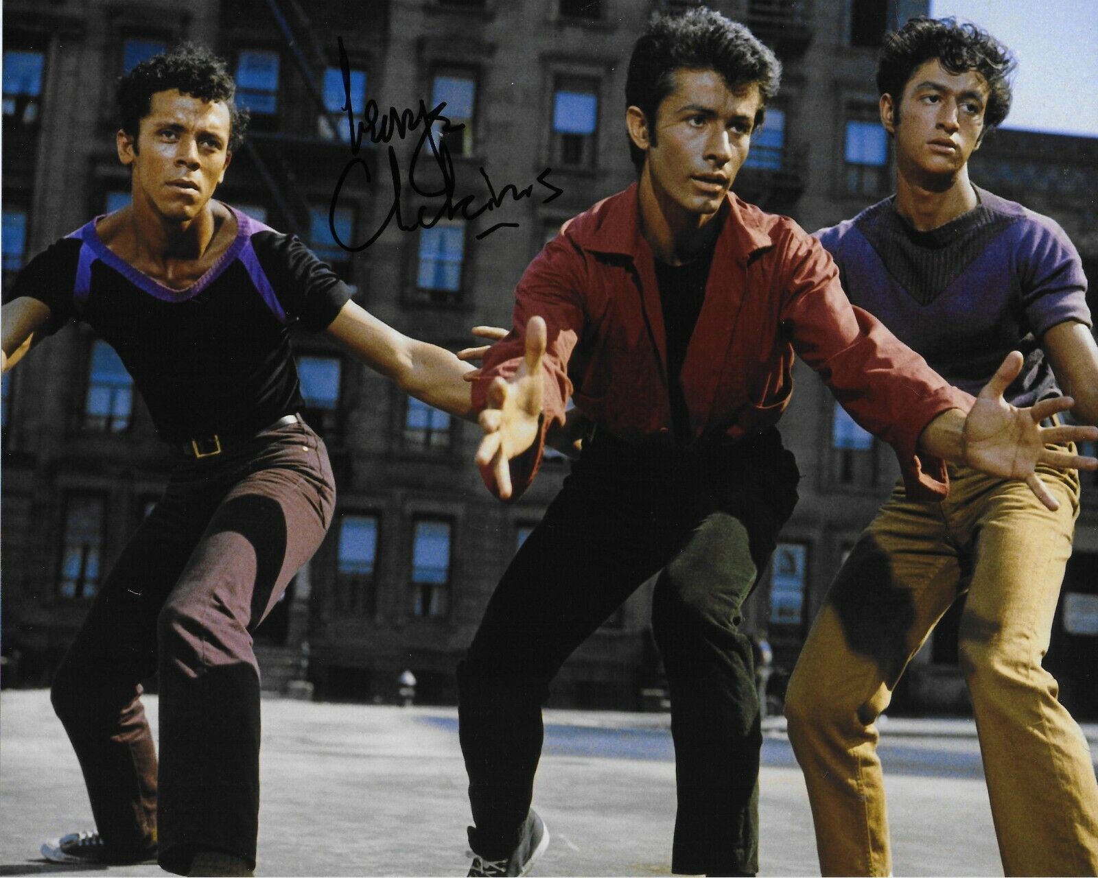 George Chakiris Original In Person Autographed 8X10 Photo Poster painting #12 - West Side Story