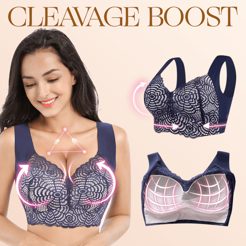 Ultimate Lift Full-Figure Seamless Lace Cut-Out Bra, Comfortable and Breathable Without Restraint