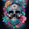 Diamond Painting-DIY Crystal Rhinestone Skull