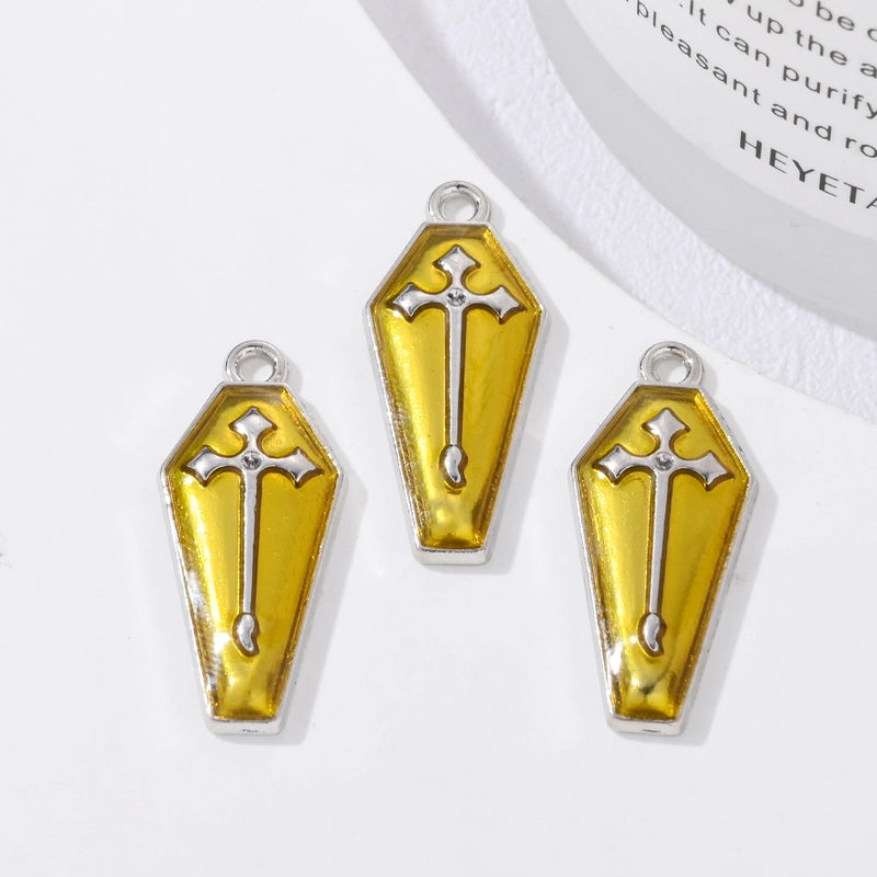 3 PCS/Package 11 * 25mm Hole Under 1mm Alloy Cross Pendant
