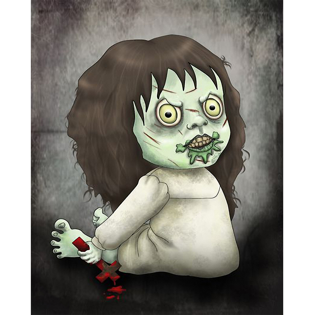 

Horror doll - Square Drill Diamond Painting - 30*40CM, 501 Original