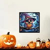 Diamond Painting - Partial Special Shaped Drill - Halloween Owl(Canvas|30*30cm)