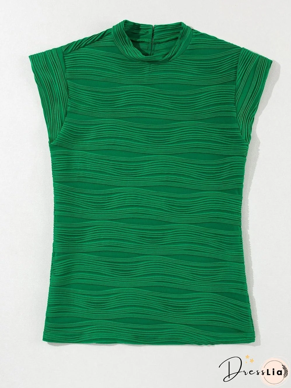 Elegant Wave Pattern Blouse