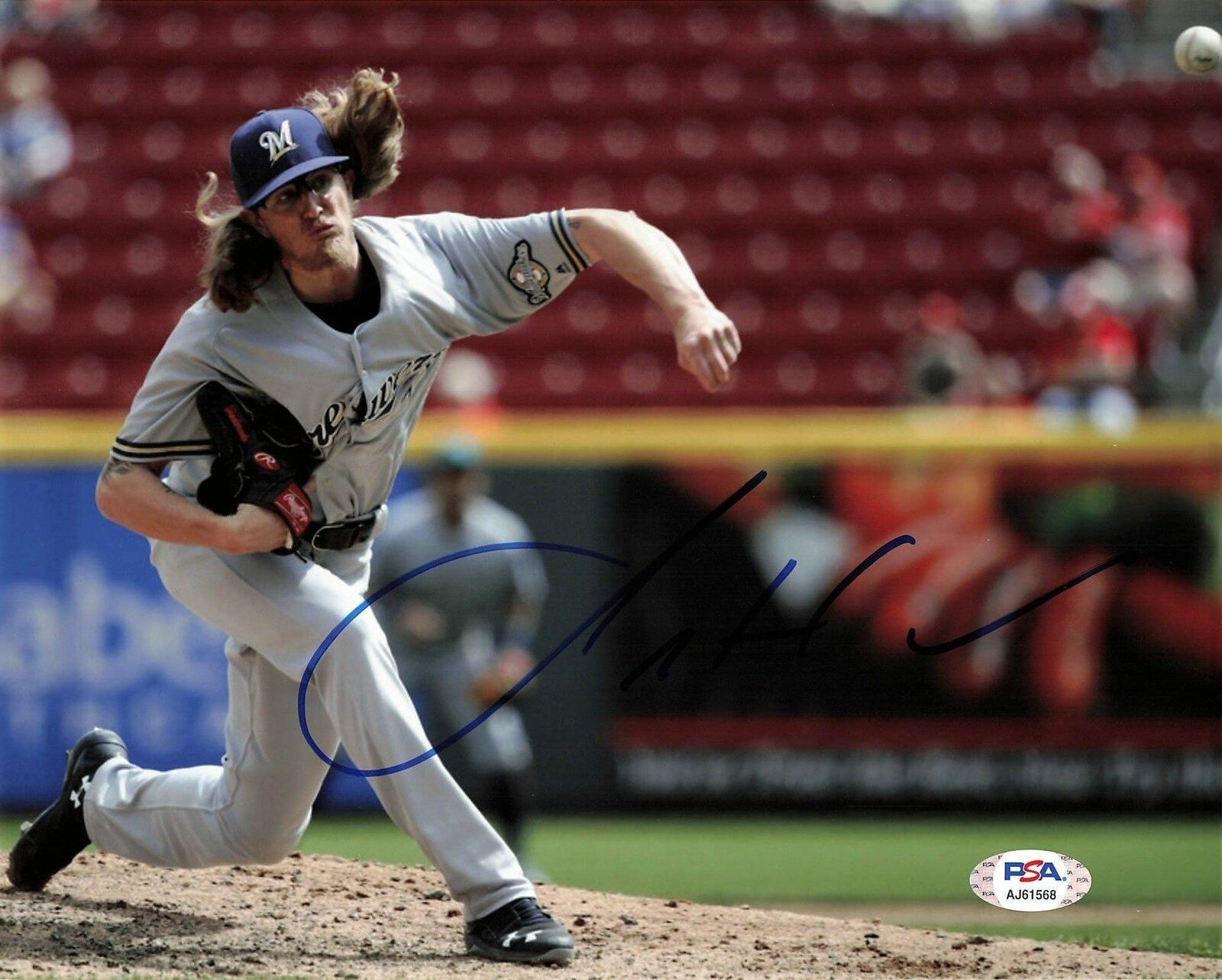 Josh Hader signed 8x10 Photo Poster painting PSA/DNA Milwaukee Brewers Autographed